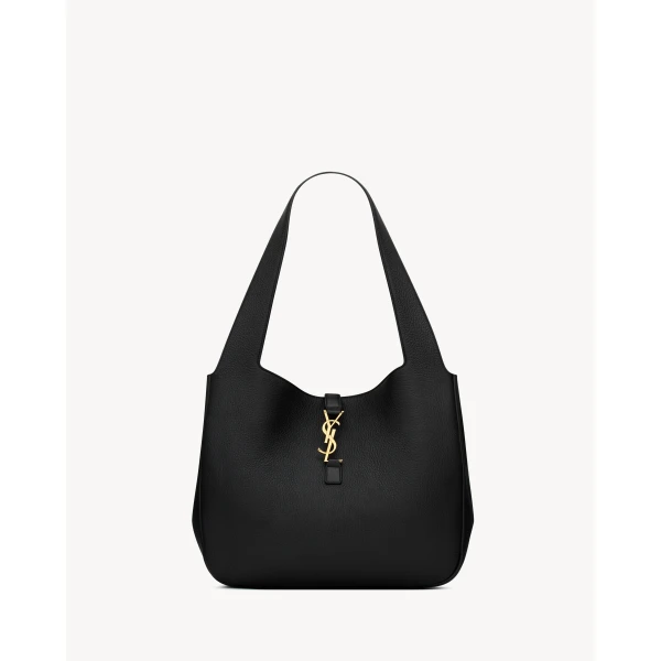 Saint Laurent LE 5 À 7 bea in grained leather designed in Paris