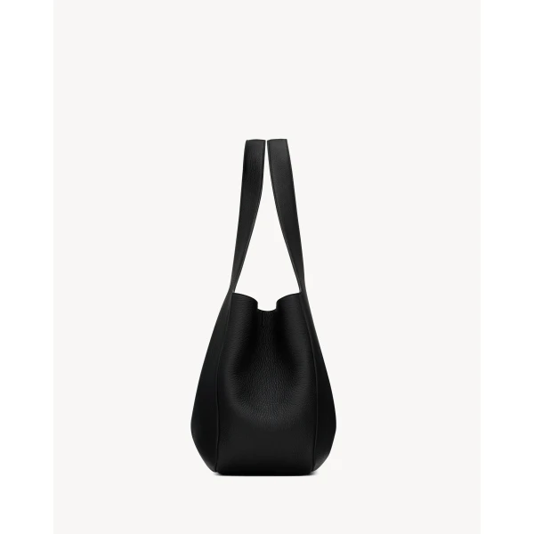 Saint Laurent LE 5 À 7 bea in grained leather designed in Paris