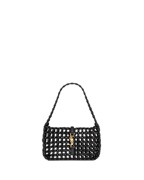 Saint Laurent LE 5 À 7 in wood beads designed in Paris
