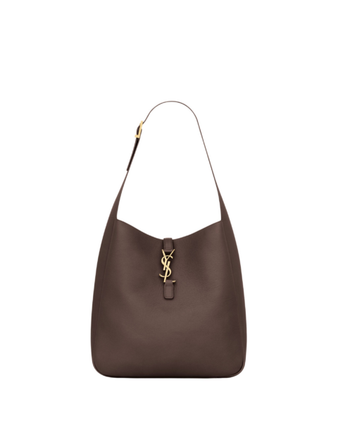 Saint Laurent LE 5 À 7 supple large in grained leather designed in Paris