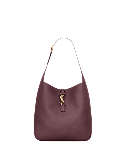 Saint Laurent LE 5 À 7 supple large in grained leather designed in Paris