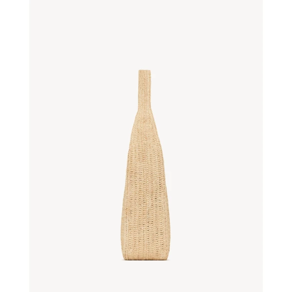 Saint Laurent LE 5 À 7 supple large in raffia designed in Paris