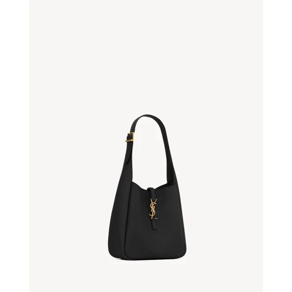 Saint Laurent LE 5 À 7 supple small IN GRAINED LEATHER designed in Paris
