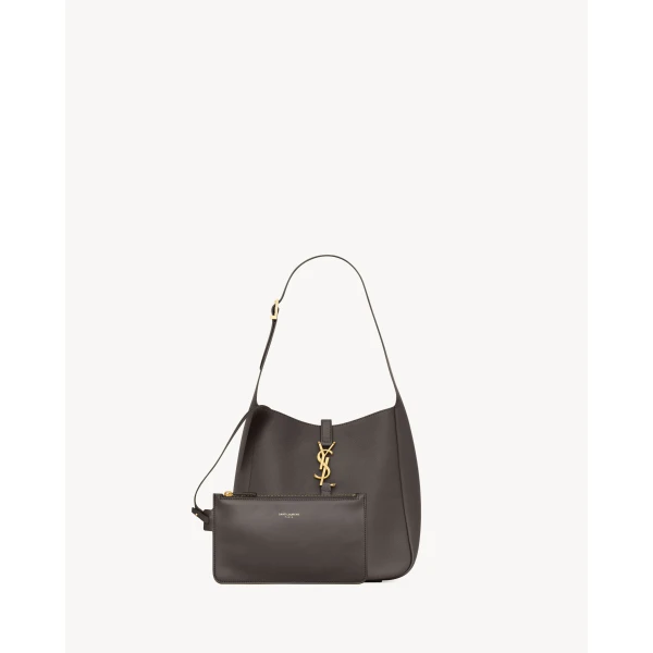 Saint Laurent LE 5 À 7 supple small in grained leather designed in Paris