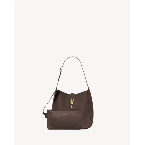 Saint Laurent LE 5 À 7 supple small in grained leather designed in Paris
