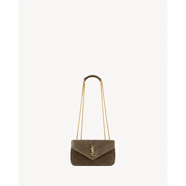 Saint Laurent LOULOU MINI in suede designed in Paris