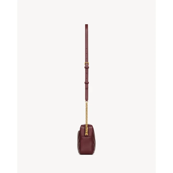 Saint Laurent LOULOU camera bag in MATELASSÉ lambskin designed in Paris