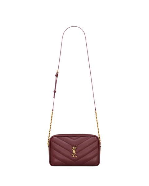 Saint Laurent LOULOU camera bag in MATELASSÉ lambskin designed in Paris