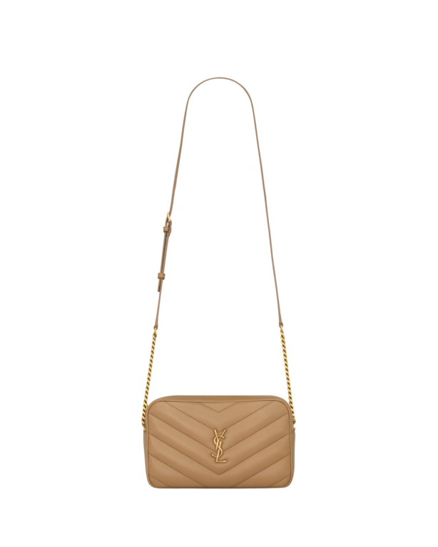 Saint Laurent LOULOU camera bag in MATELASSÉ lambskin designed in Paris