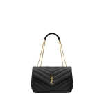 Saint Laurent LOULOU large in MATELASSÉ lambskin