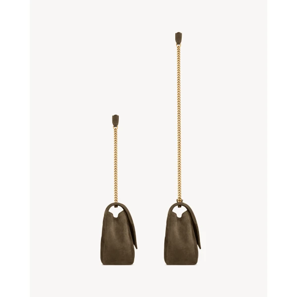 Saint Laurent LOULOU medium in MATELASSÉ suede designed in Paris