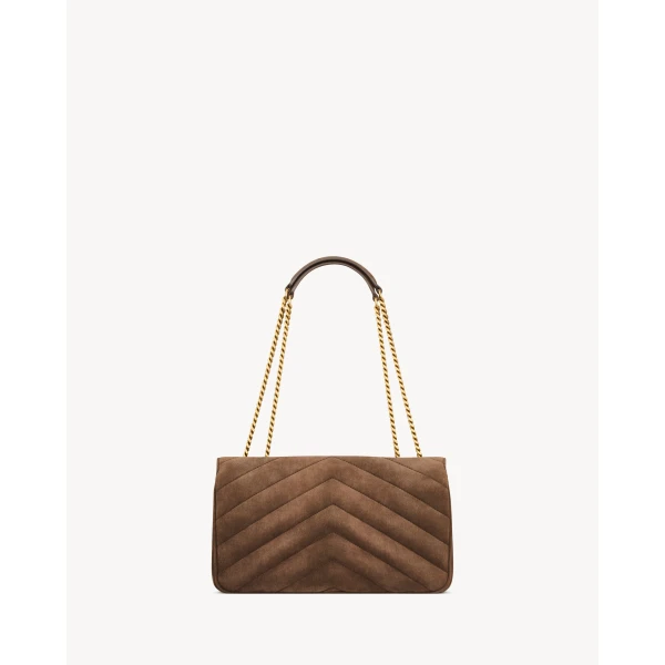 Saint Laurent LOULOU medium in MATELASSÉ suede designed in Paris