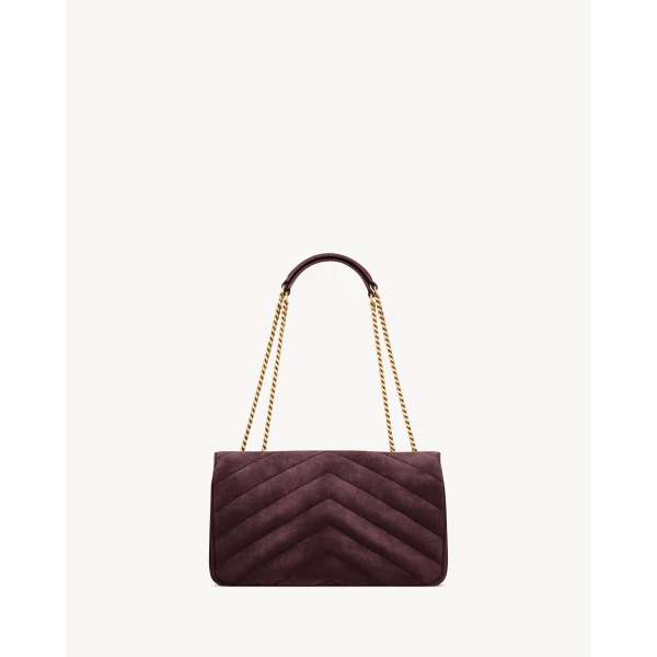 Saint Laurent LOULOU medium in MATELASSÉ suede designed in Paris