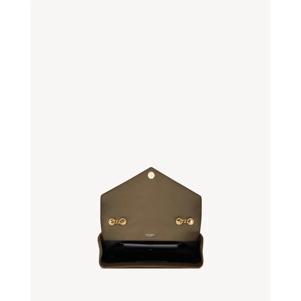 Saint Laurent LOULOU medium in MATELASSÉ suede designed in Paris