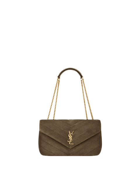 Saint Laurent LOULOU medium in MATELASSÉ suede designed in Paris