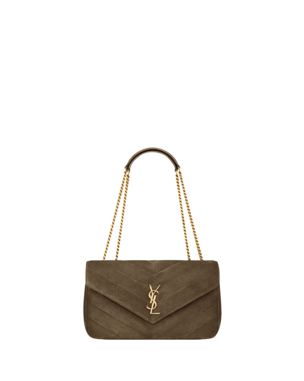 Saint Laurent LOULOU medium in MATELASSÉ suede designed in Paris
