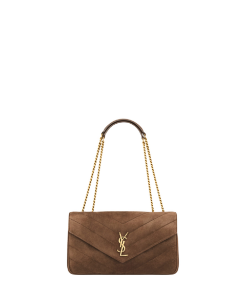 Saint Laurent LOULOU medium in MATELASSÉ suede designed in Paris
