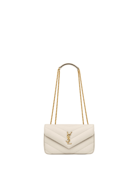 Saint Laurent LOULOU small in MATELASSÉ lambskin designed in Paris