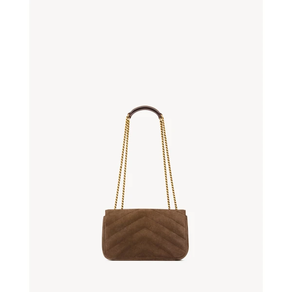 Saint Laurent LOULOU small in MATELASSÉ suede designed in Paris