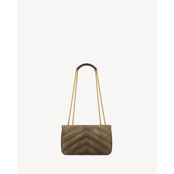 Saint Laurent LOULOU small in MATELASSÉ suede designed in Paris