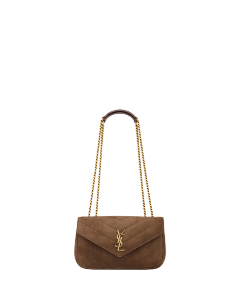 Saint Laurent LOULOU small in MATELASSÉ suede designed in Paris
