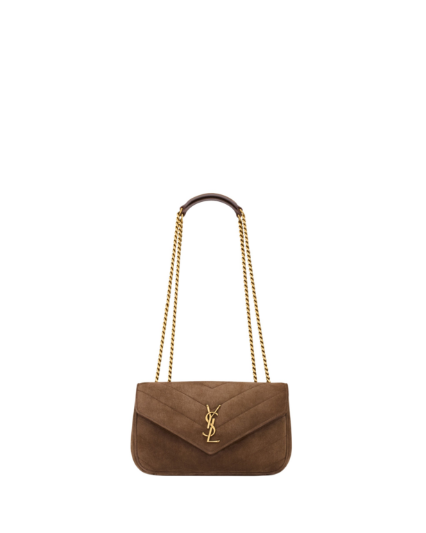 Saint Laurent LOULOU small in MATELASSÉ suede designed in Paris