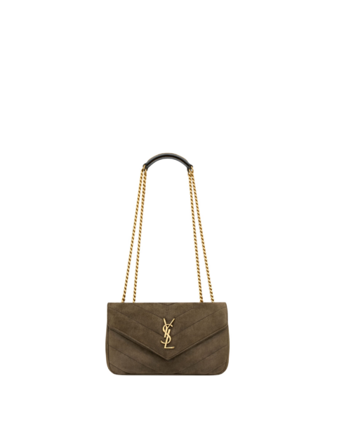 Saint Laurent LOULOU small in MATELASSÉ suede designed in Paris