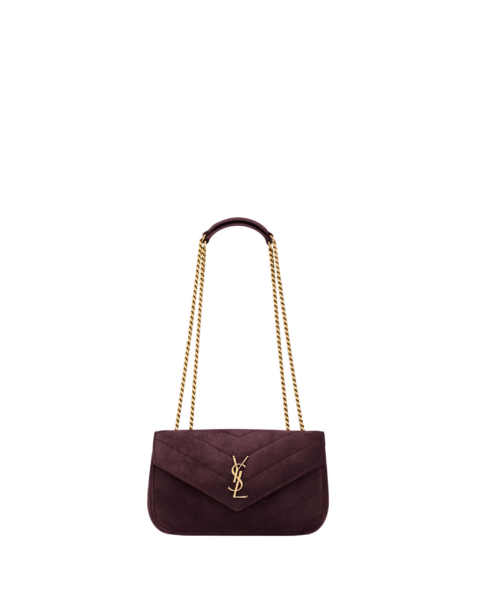 Saint Laurent LOULOU small in MATELASSÉ suede designed in Paris