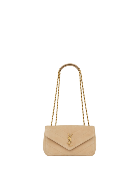 Saint Laurent LOULOU small in MATELASSÉ suede designed in Paris