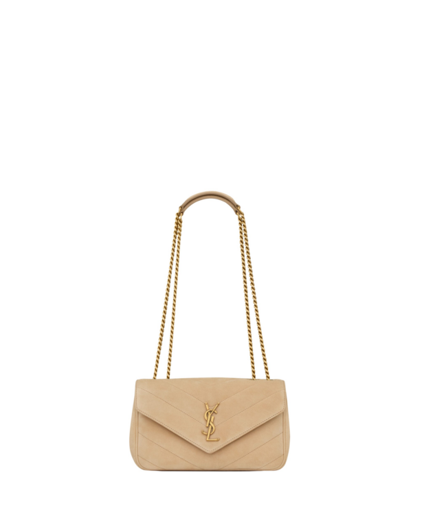 Saint Laurent LOULOU small in MATELASSÉ suede designed in Paris