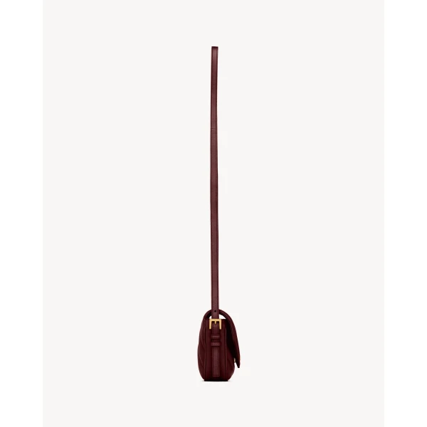 Saint Laurent LOULOU toy crossbody in MATELASSÉ lambskin designed in Paris