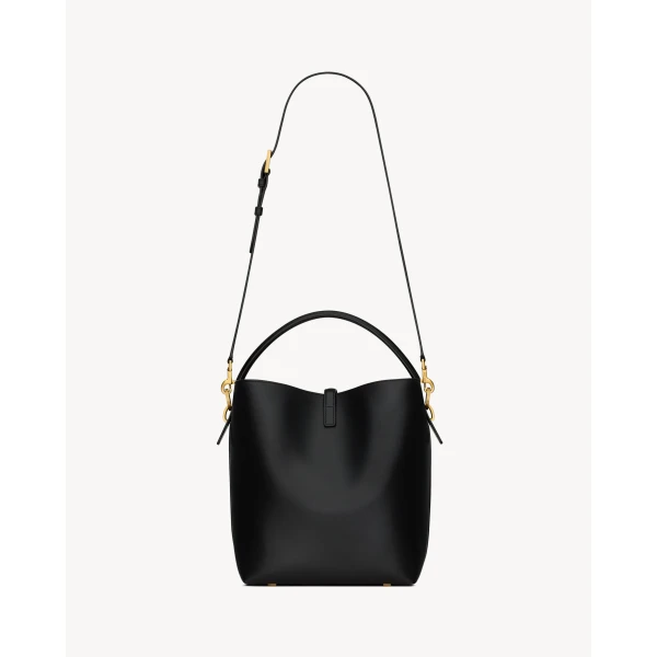 Saint Laurent Le 37 in shiny leather designed in Paris