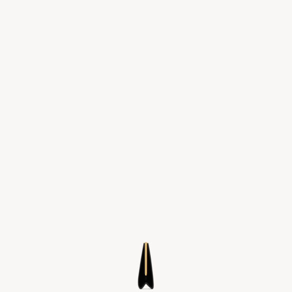Saint Laurent MIDNIGHT large clutch in smooth leather, view 4