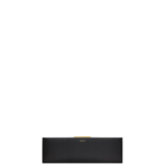Saint Laurent MIDNIGHT large clutch in smooth leather designed in Paris
