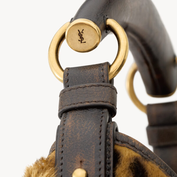 Saint Laurent MOMBASA medium in pony hair leather, view 6