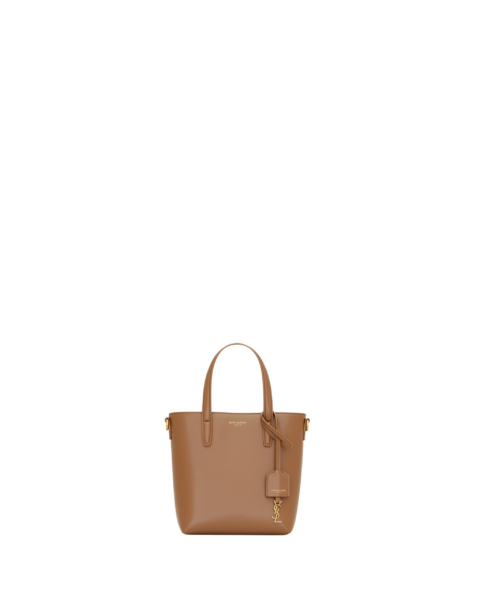 Saint Laurent Mini Toy SHOPPING SAINT LAURENT in box leather designed in Paris