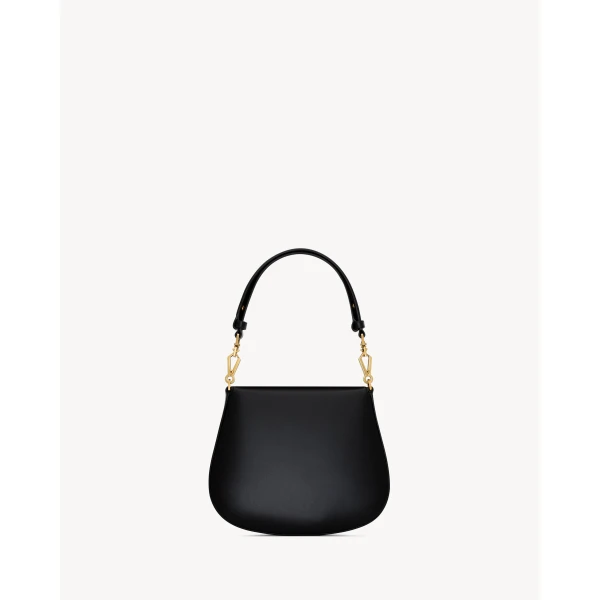 Saint Laurent Mini VOLTAIRE TOP HANDLE bag in BOX SAINT LAURENT designed in Paris