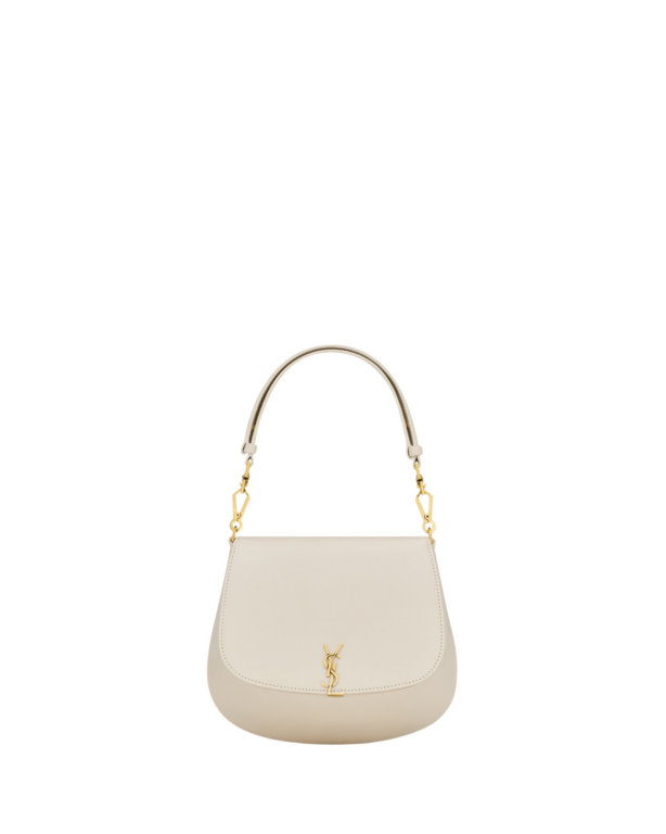Saint Laurent Mini VOLTAIRE TOP HANDLE bag in BOX SAINT LAURENT designed in Paris