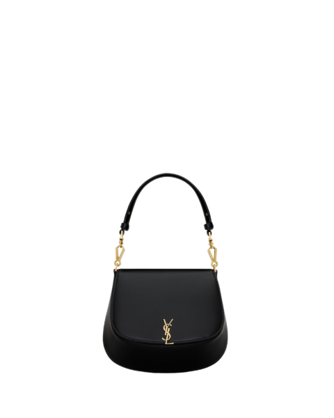 Saint Laurent Mini VOLTAIRE TOP HANDLE bag in BOX SAINT LAURENT designed in Paris