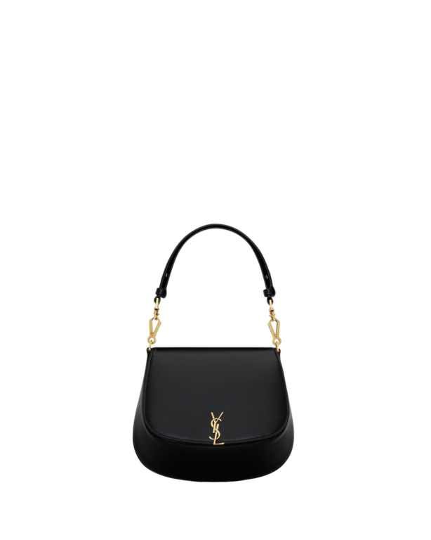 Saint Laurent Mini VOLTAIRE TOP HANDLE bag in BOX SAINT LAURENT designed in Paris