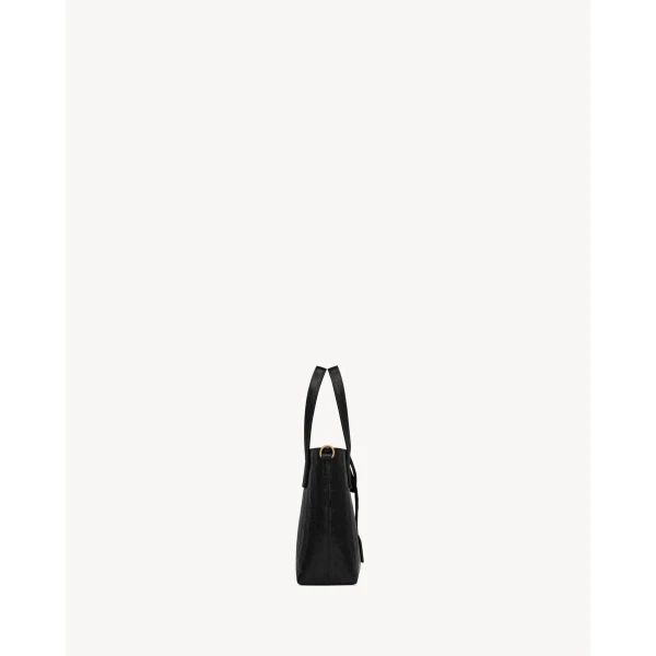 Saint Laurent Mini toy   shopping Saint Laurent IN CROCODILE-EMBOSSED LEATHER designed in Paris
