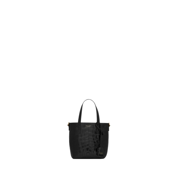 Saint Laurent Mini toy   shopping Saint Laurent IN CROCODILE-EMBOSSED LEATHER