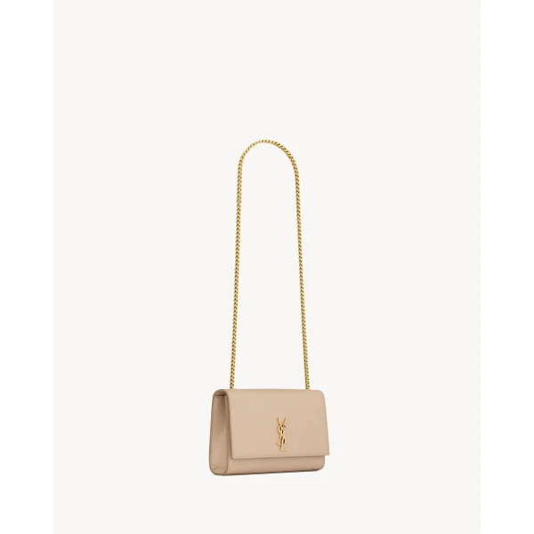 Saint Laurent NEW KATE small in grain de poudre leather designed in Paris