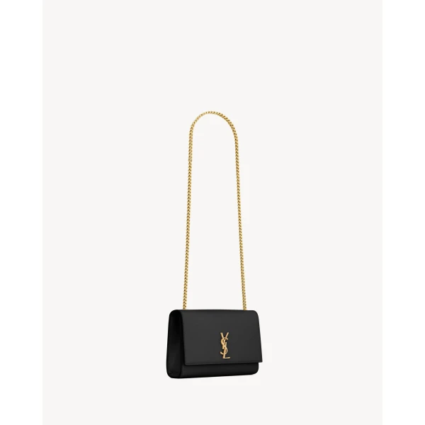 Saint Laurent NEW KATE small in grain de poudre leather designed in Paris