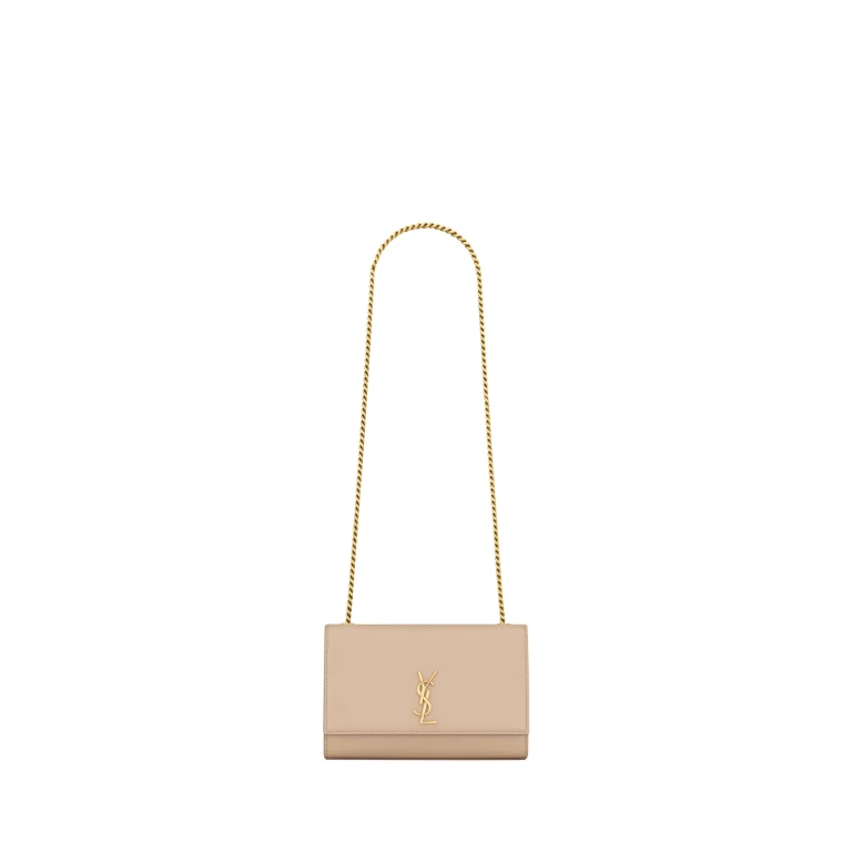 Saint Laurent NEW KATE small in grain de poudre leather designed in Paris
