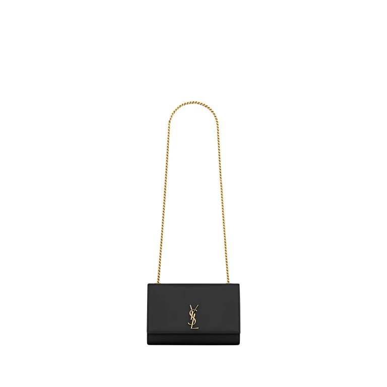 Saint Laurent NEW KATE small in grain de poudre leather designed in Paris