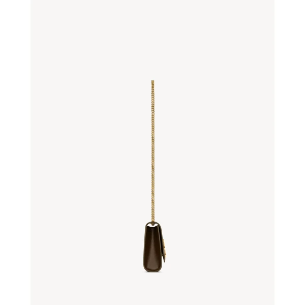 Saint Laurent NEW KATE small in shiny leather designed in Paris