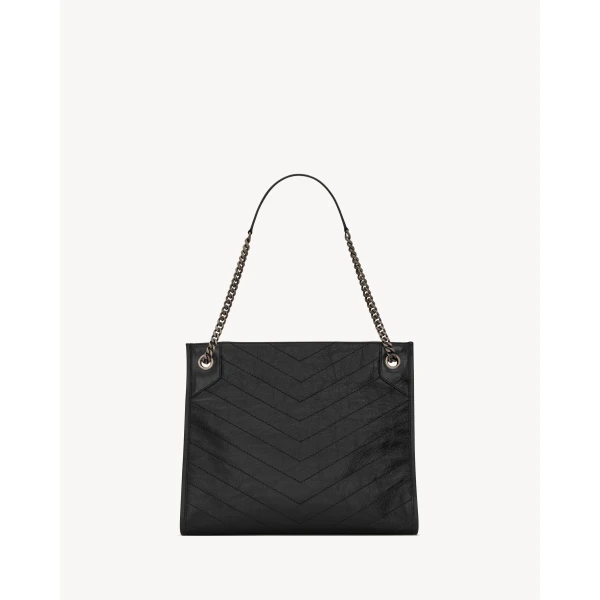 Saint Laurent NIKI SHOPPING IN VINTAGE LEATHER designed in Paris