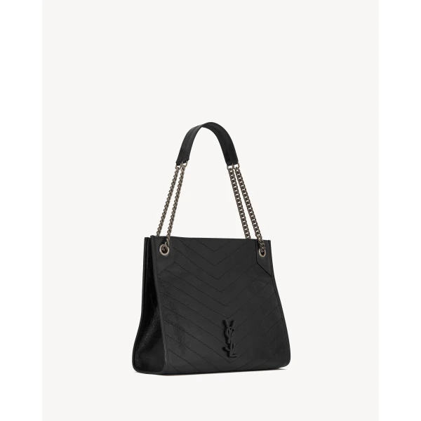 Saint Laurent NIKI SHOPPING IN VINTAGE LEATHER designed in Paris