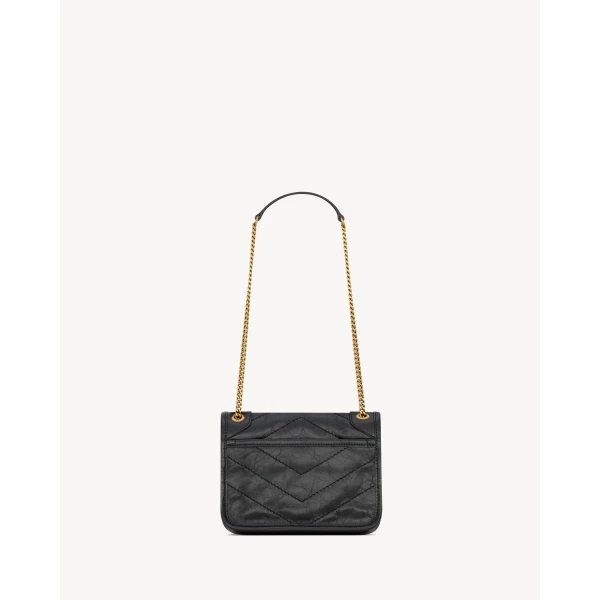 Saint Laurent NIKI baby in vintage leather designed in Paris
